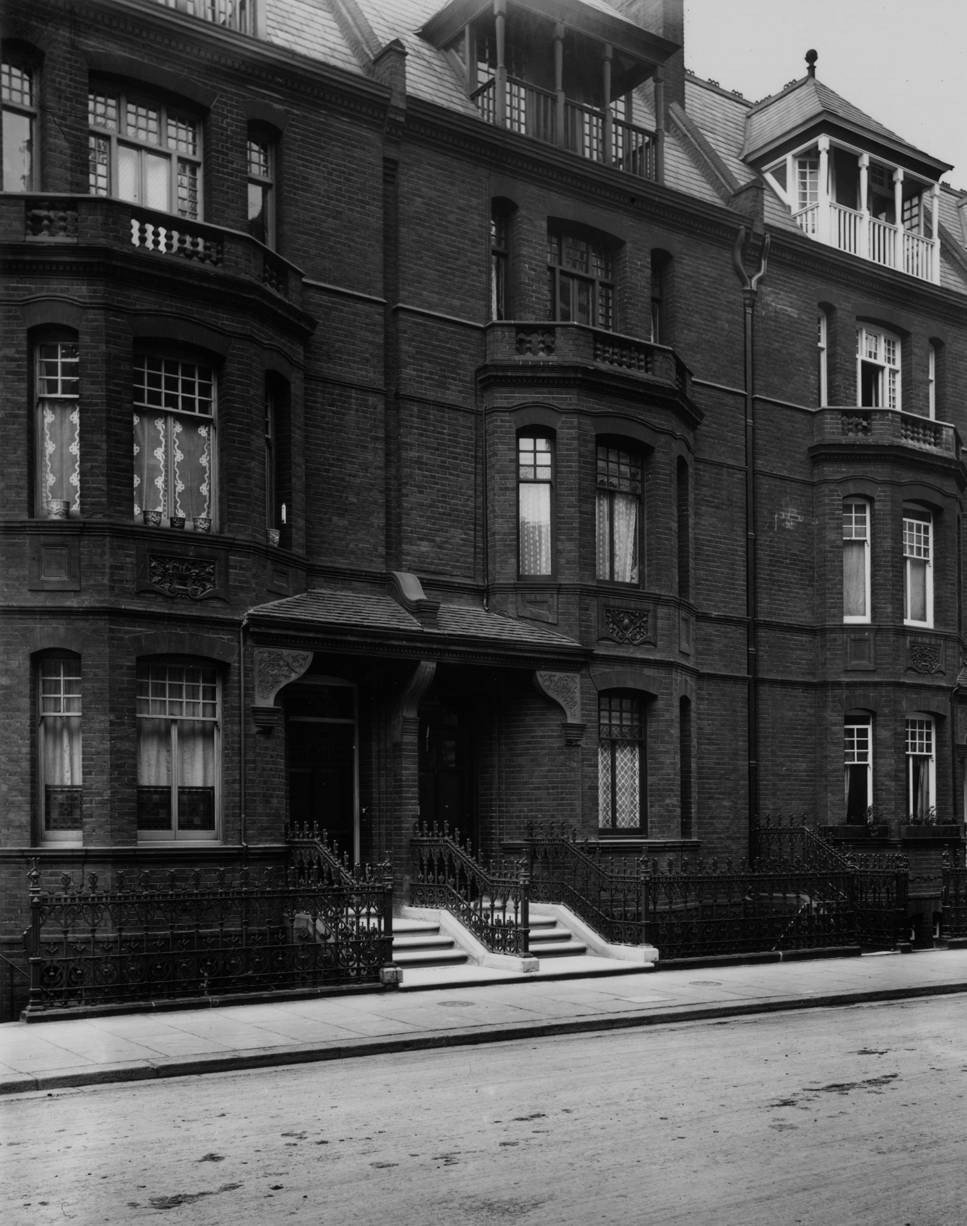 The family home in Chelsea, which was sold after his incarceration to cover legal fees