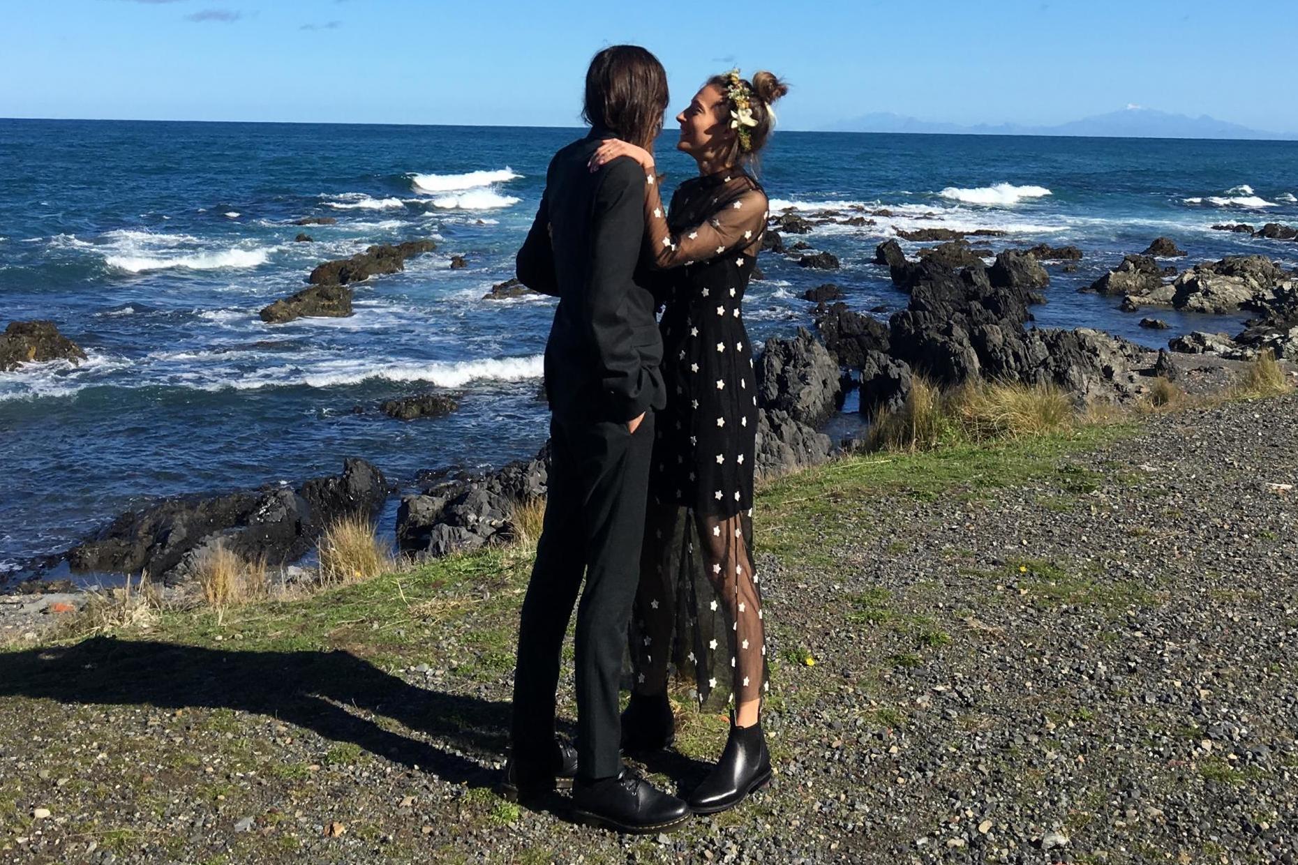 Olivia and her late husband Cam on their wedding day (Olivia Jordan Cornelius)