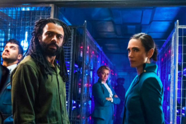 Daveed Diggs and Jennifer Connelly in ‘Snowpiercer’