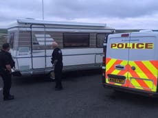Police wake up caravan tourists flouting lockdown rules in Cornwall