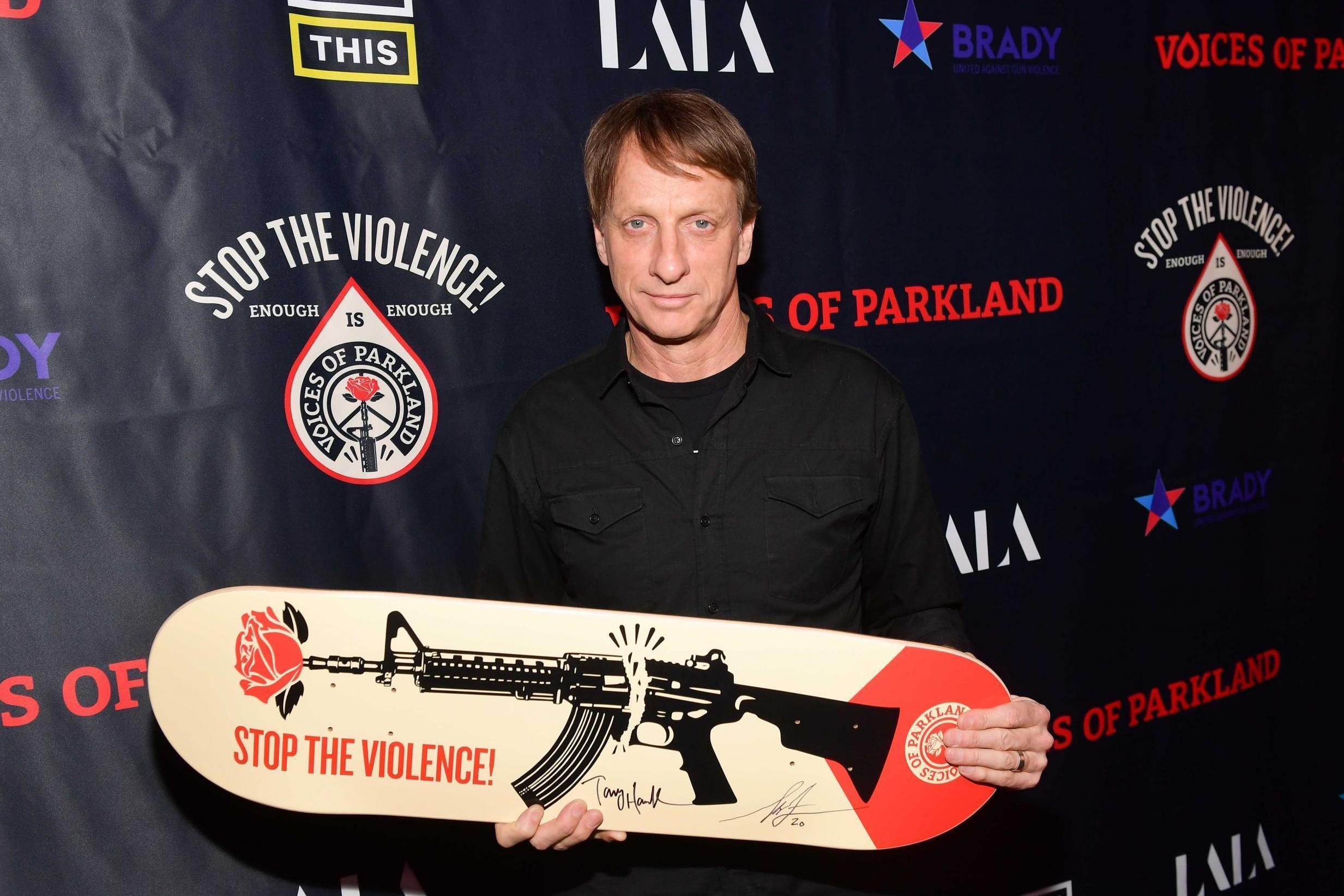 Tony Hawk exchanges skateboards with six-year-old fan thanks to help from FedEx driver