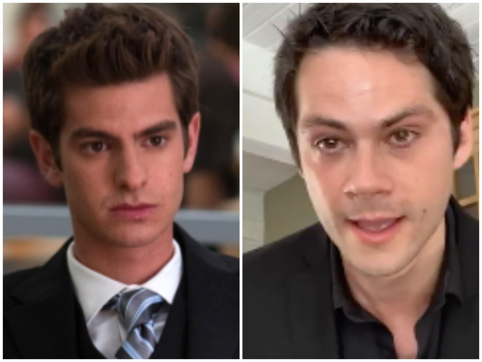 Andrew Garfield reacts to Dylan O&apos;Brien&apos;s performance of his Social Network character