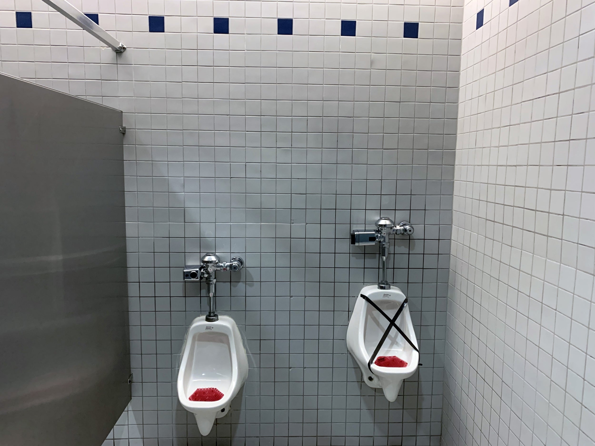 Urinals like these cannot be removed from the chancellor’s office (stock image)