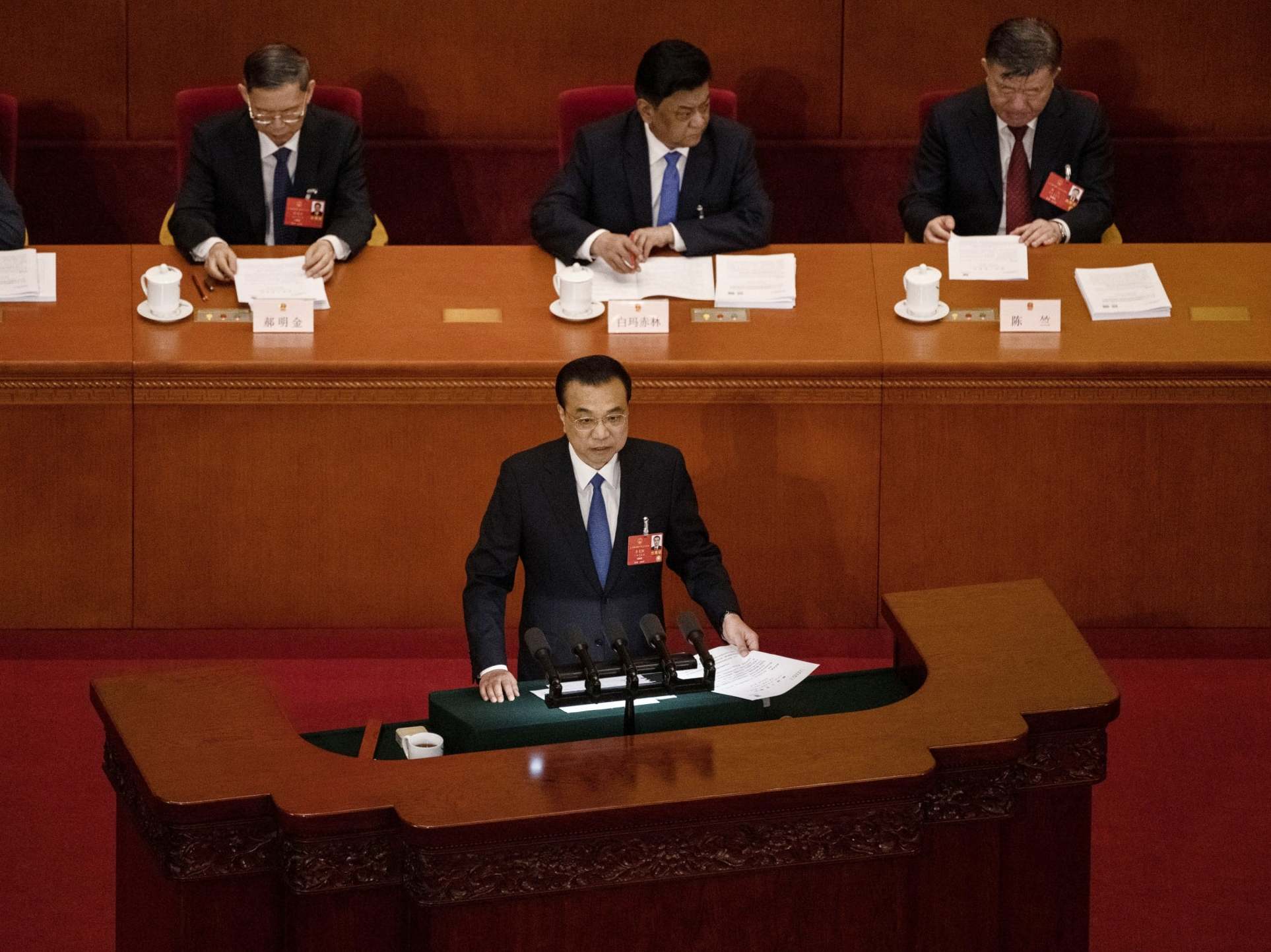Chinese premier Li Keqiang revealed the growth measure at the opening of the National People's Congress in Beijing on Friday