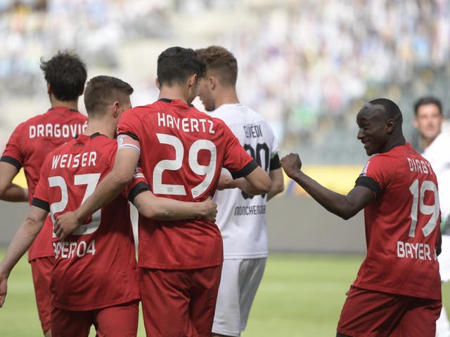 Kai Havertz celebrates scoring