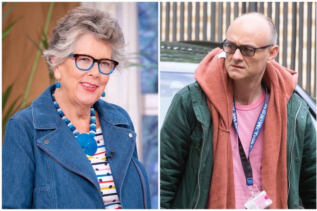 Bake Off judge Prue Leith has defended special adviser Dominic Cummings