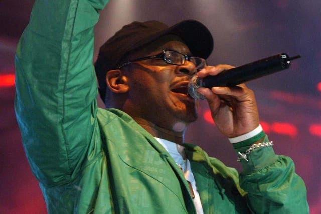 The rapper Ty performs at the Mercury Music Prize in 2004