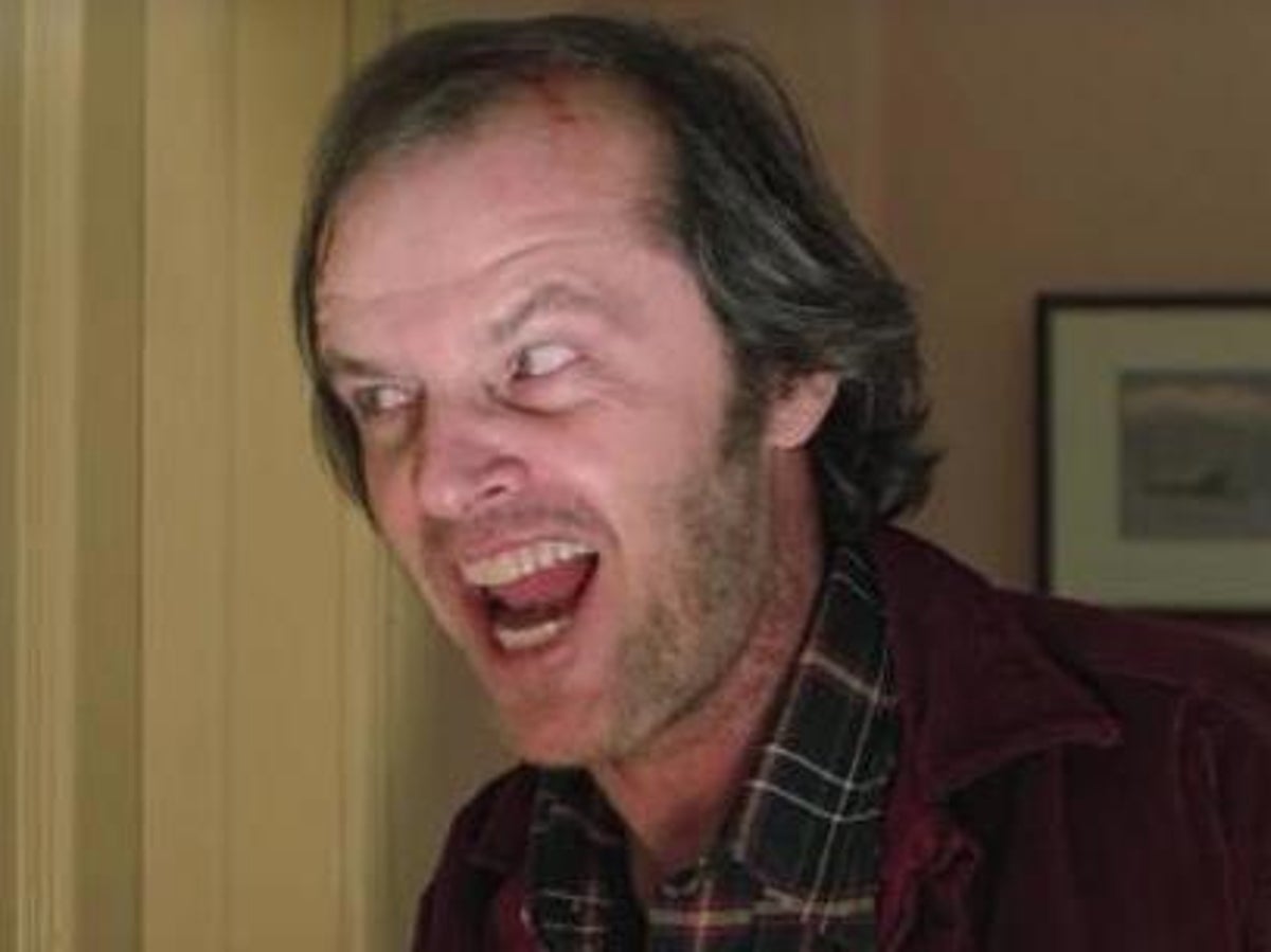 The Shining Jack Nicholson Prepares To Film Terrifying Axe Scene In Resurfaced Video The Independent The Independent