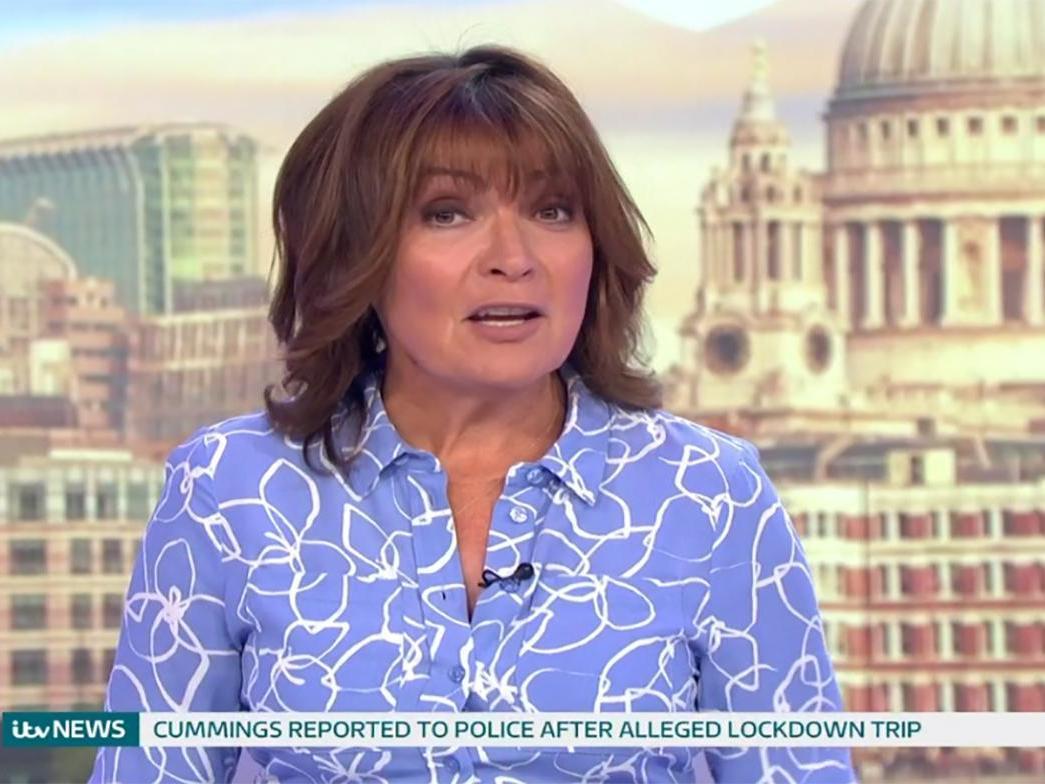 Lorraine Kelly accuses Dominic Cummings of &apos;breathtaking arrogance&apos; over lockdown trip