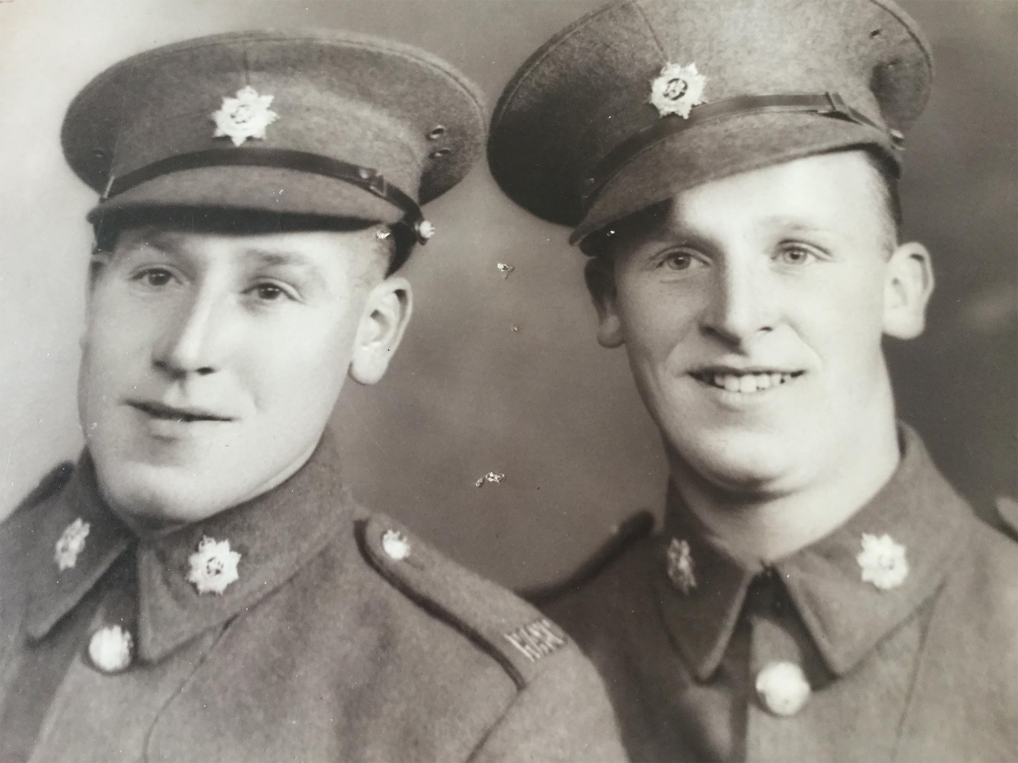 Brothers Tom (left) and Alf White evacuated Dunkirk together