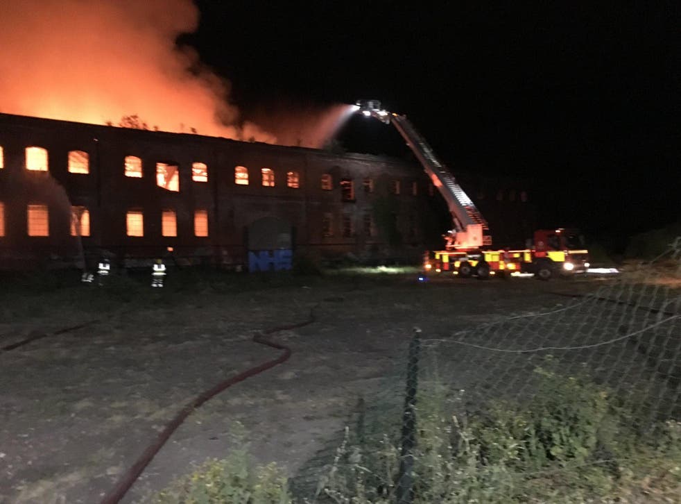 Derby fire Large blaze tears through city centre warehouse The