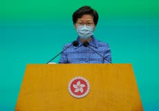 Hong Kong leader dismisses freedom concerns and backs China law