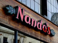 Nando's: Full list of restaurants reopening for takeaway and delivery