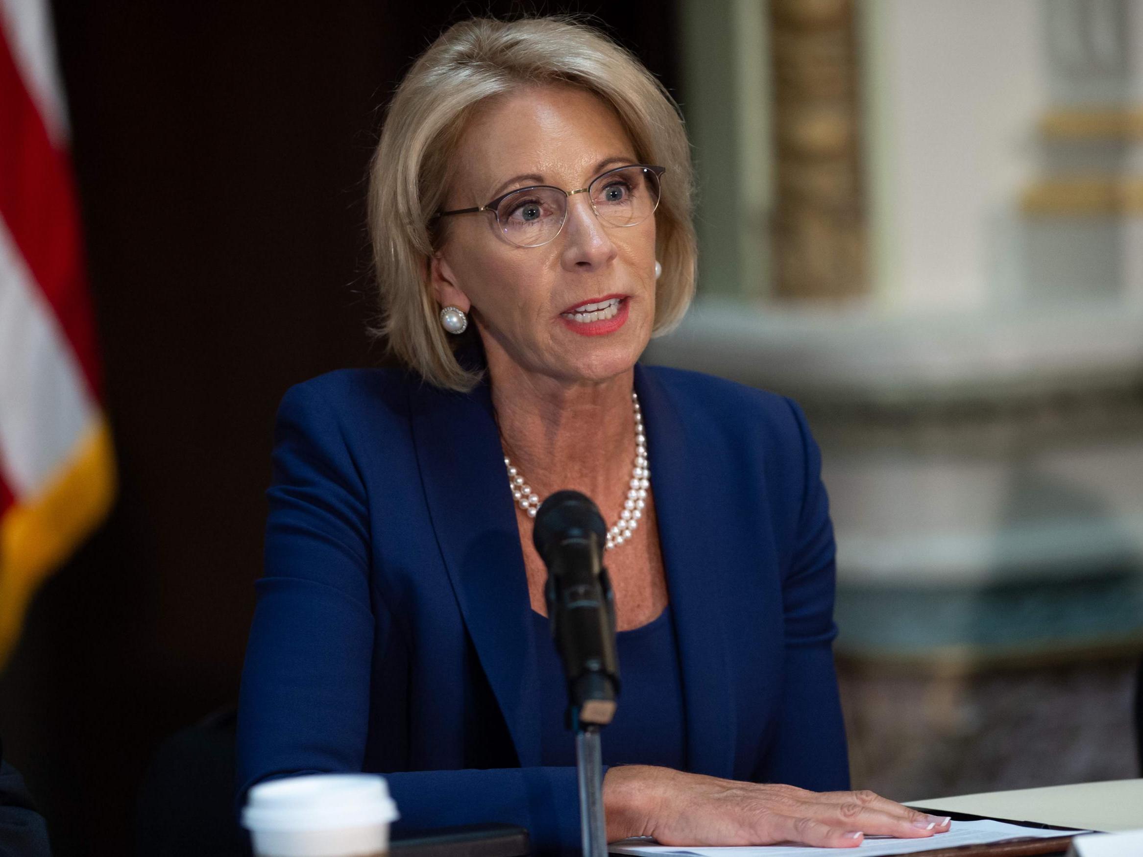 DeVos is now making decisions during a pandemic which will affect all of us
