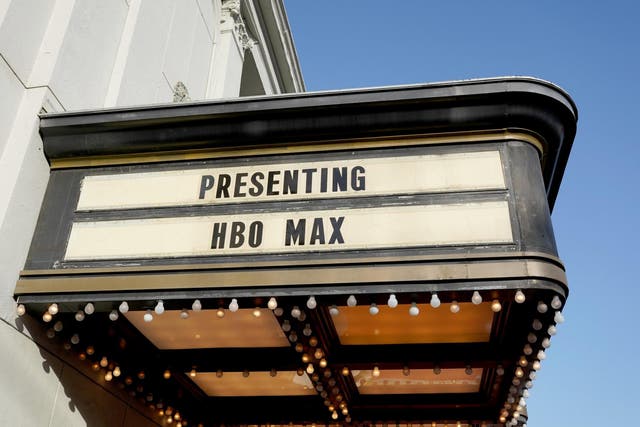 HBO Max signage at Warner Bros Studios in Burbank, California on 29 October 2019.