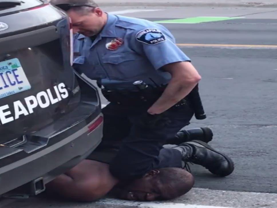 Four police officers fired following death of unarmed black man who had neck knelt on during arrest