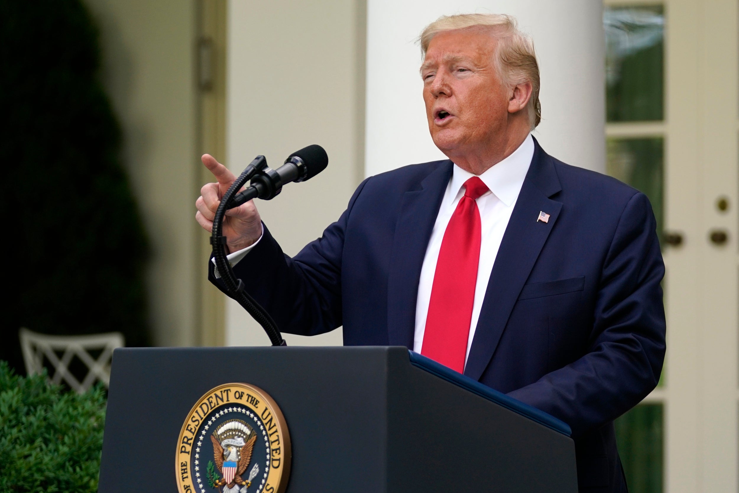 Trump news – live: President rages at Twitter for fact-checking tweets after Joe Biden says 'masculinity' issues behind his fear of face masks