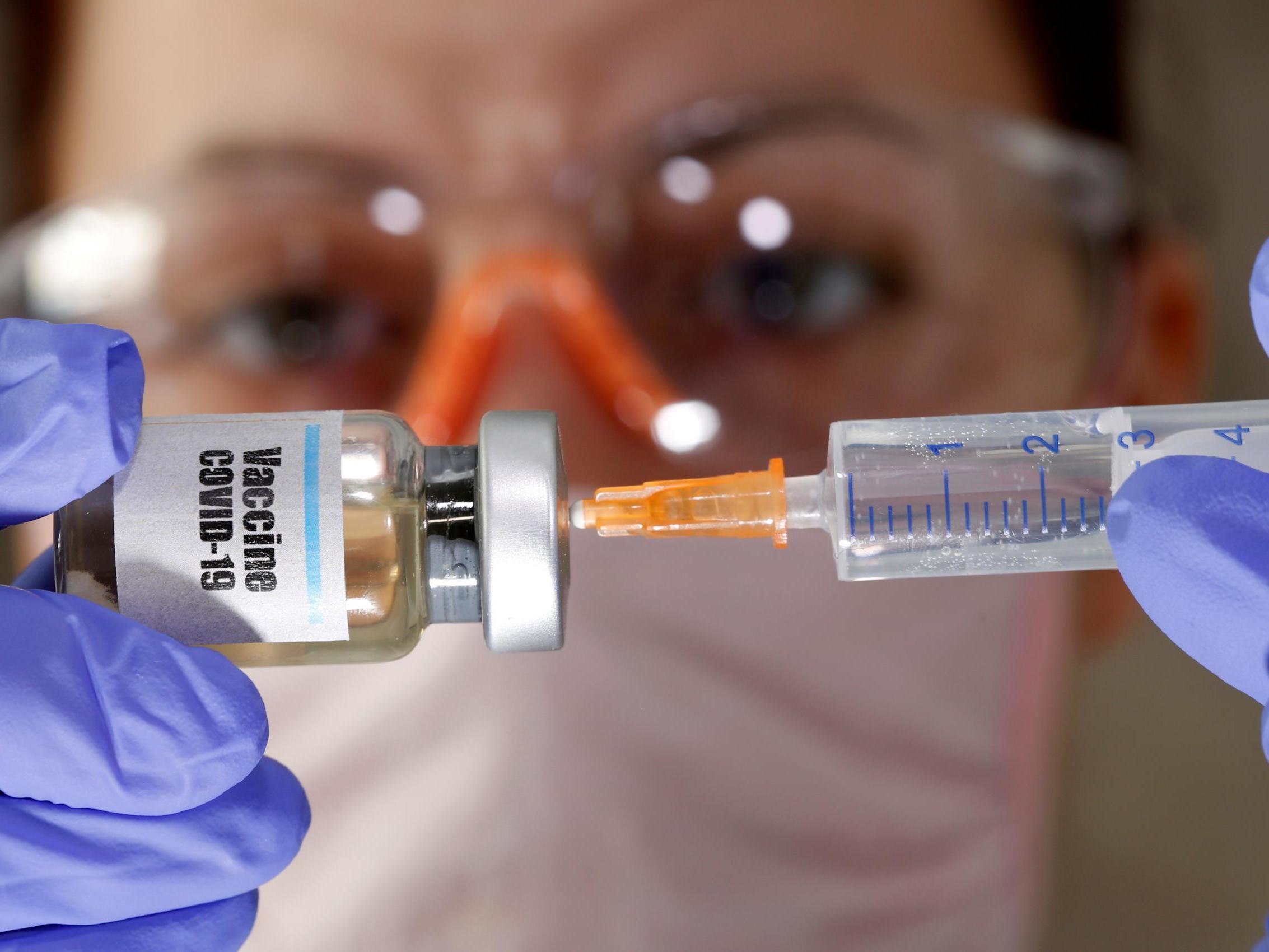 The British government has purchased 60 million doses of the Sanofi/GSK vaccine (file photo)