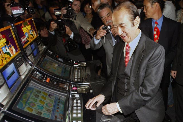 Ho at the opening of Casino Lisboa, Lisbon, in 2006