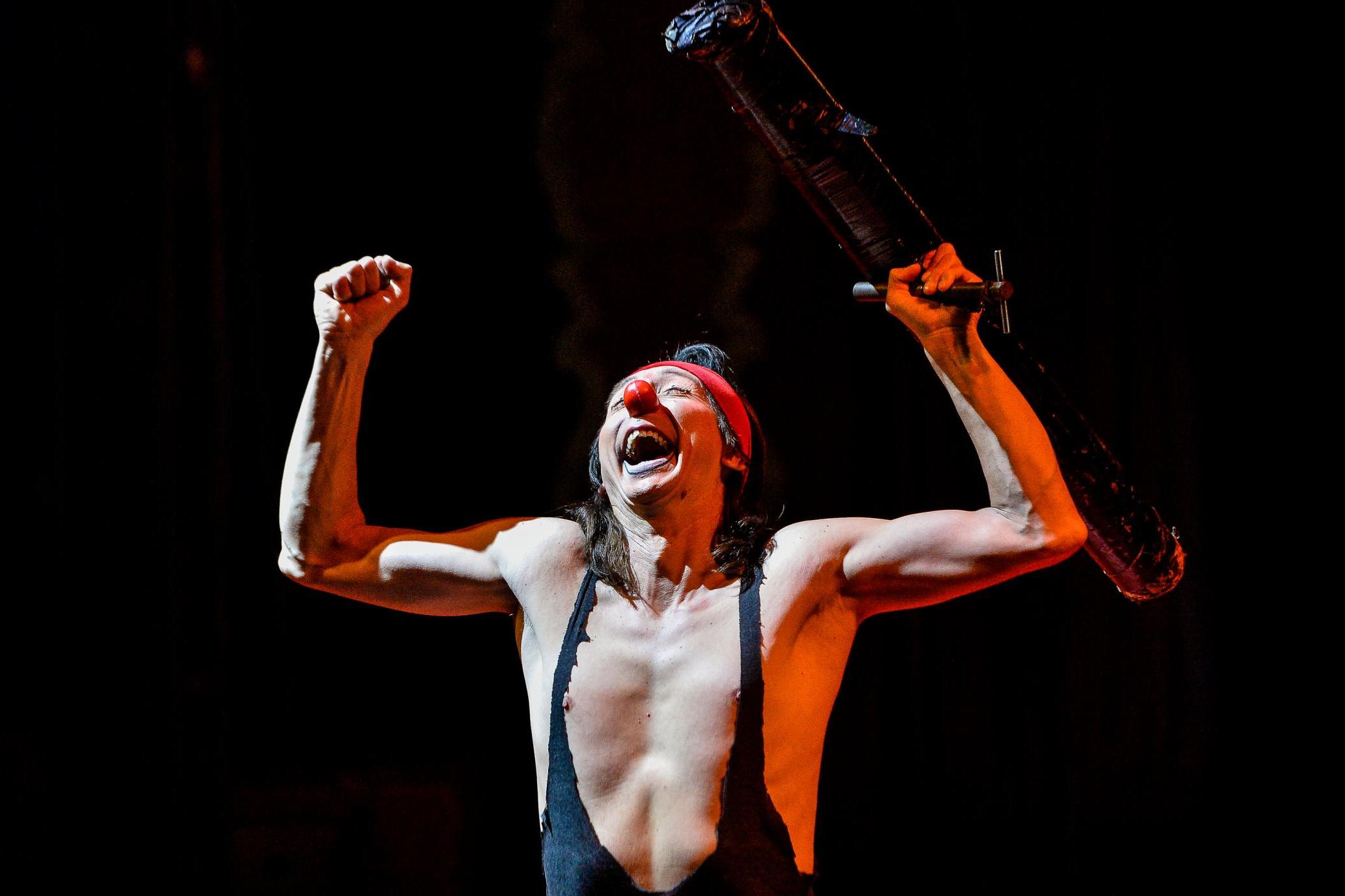 One of Rony Roller’s clowns during a previous performance (AFP/Getty)