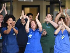 UK salutes key workers with tenth and possibly final clap for carers