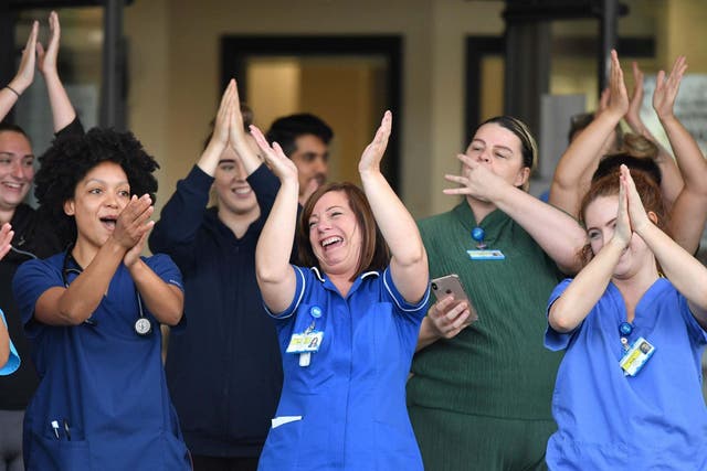 Related video: Londoners clap for carers one last time