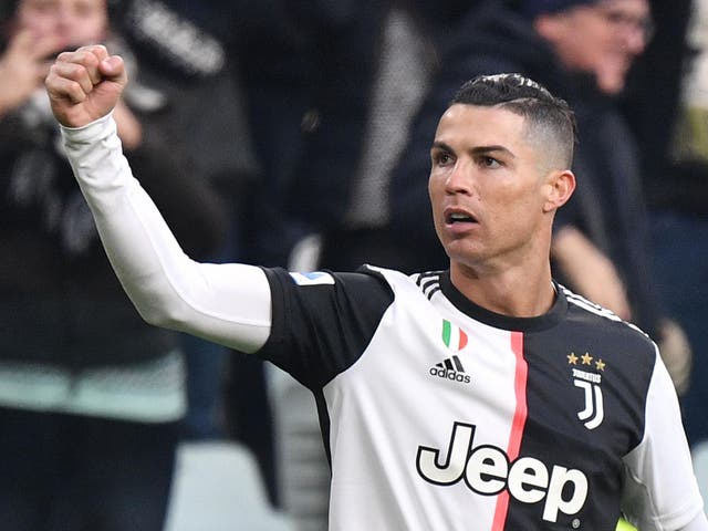 Juventus' forward Cristiano Ronaldo