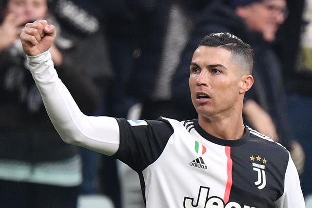Juventus' forward Cristiano Ronaldo