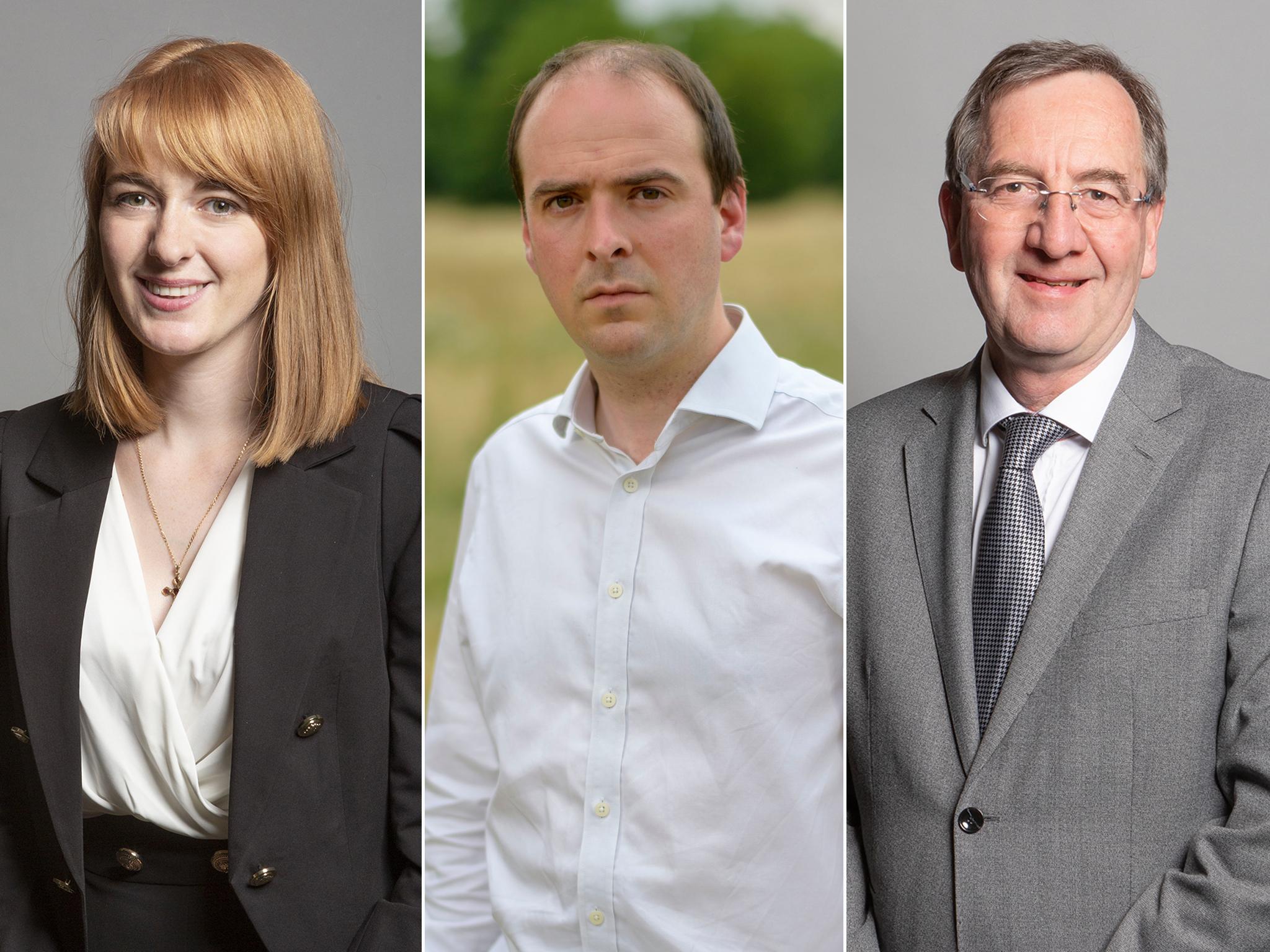 Durham dilemma: Tory MPs (from left) Dehenna Davison, Richard Holden and Paul Howell were all elected in December in County Durham constituencies that had been represented by Labour for decades