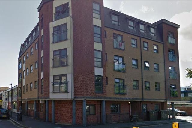 Police were called to an address in Mulberry House, Portsmouth after reports that a girl had fallen from a window
