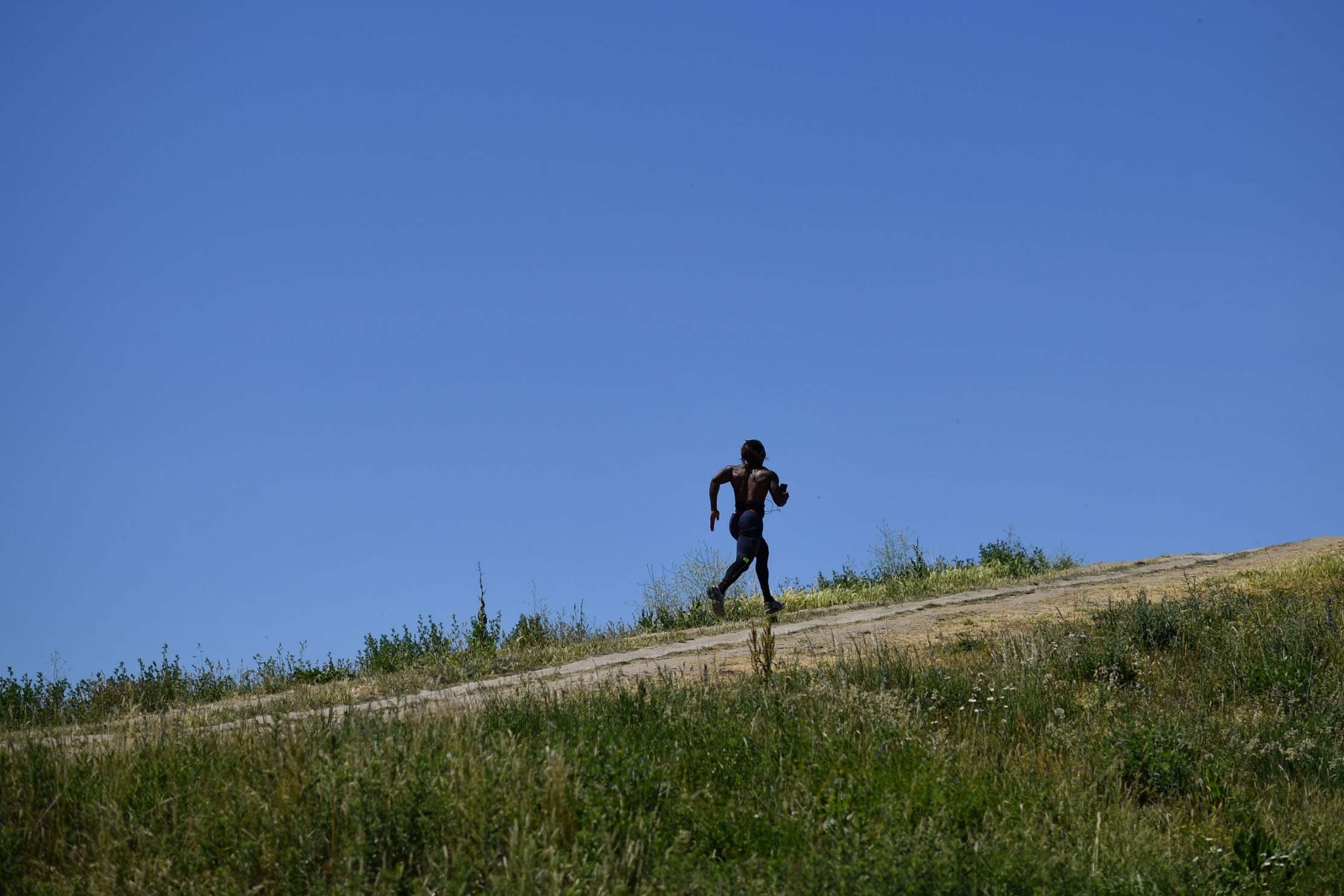 The average person only burns between 0.1 and 0.4 grams of fat per minute (AFP/Getty)