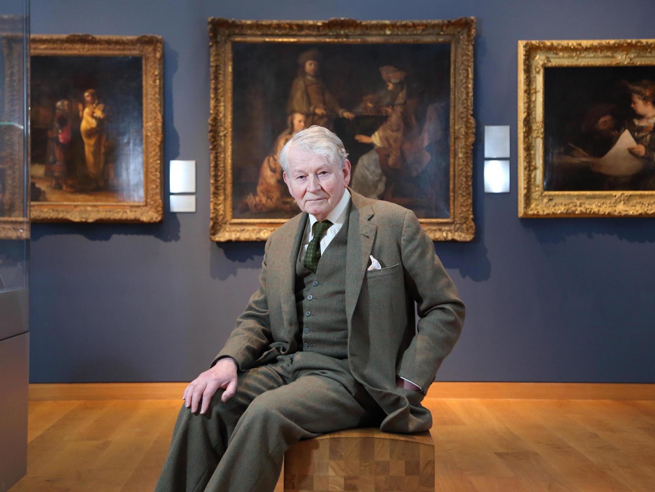 Jon Whiteley, here at the Ashmolean Museum in 2017