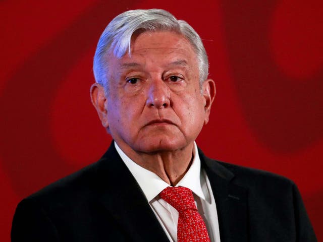 Lopez Obrador said calls are fake as Mexicans 'are accustomed to living together'