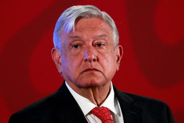Lopez Obrador said calls are fake as Mexicans 'are accustomed to living together'
