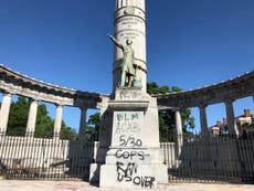 George Floyd protesters target confederate monuments in various cities