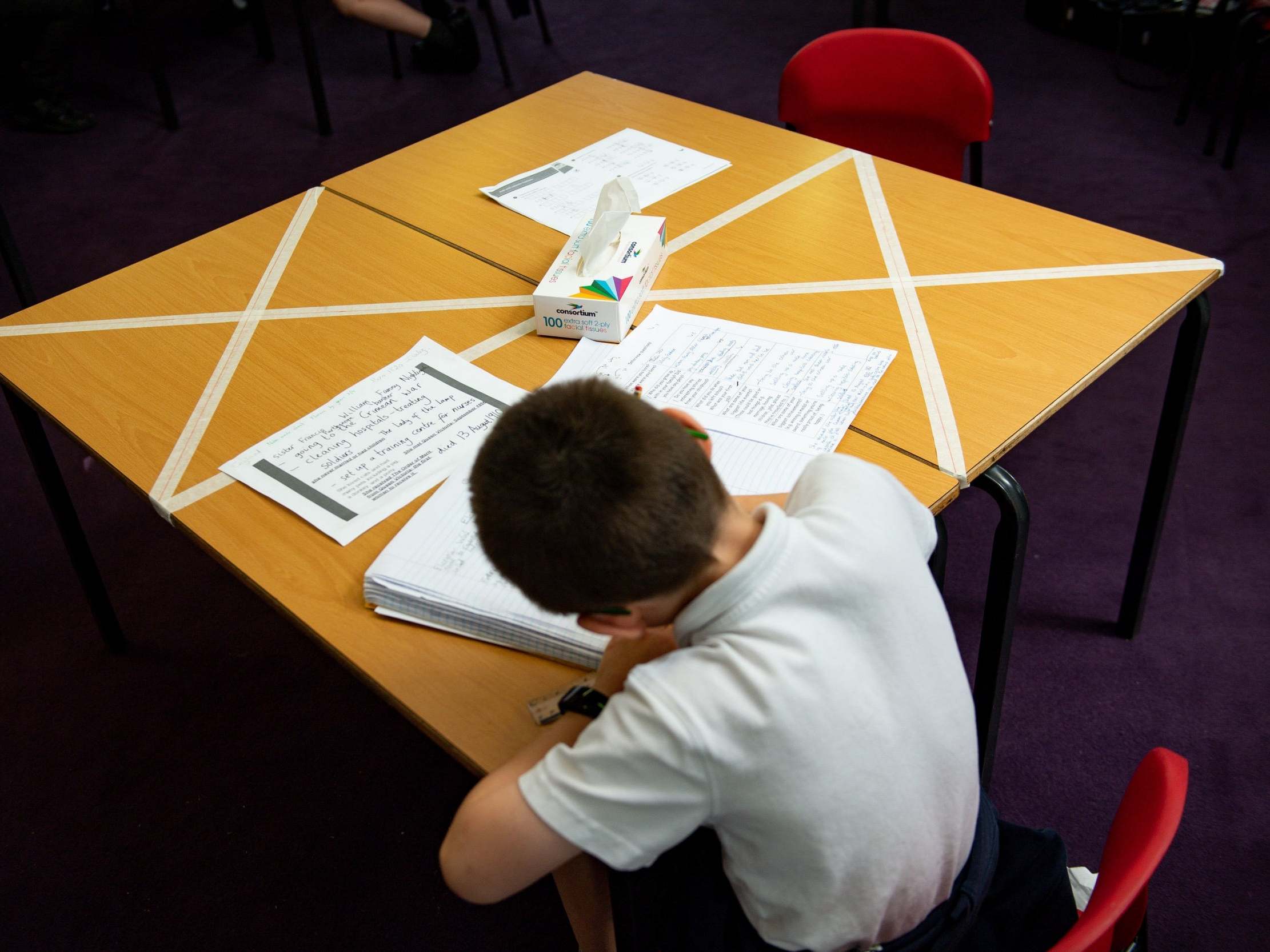 Some primary school pupils went back to school earlier this month