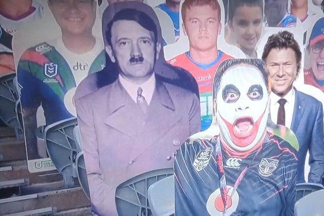 An image of Adolf Hitler was displayed on an NRL highlights show on Fox Sports Australia