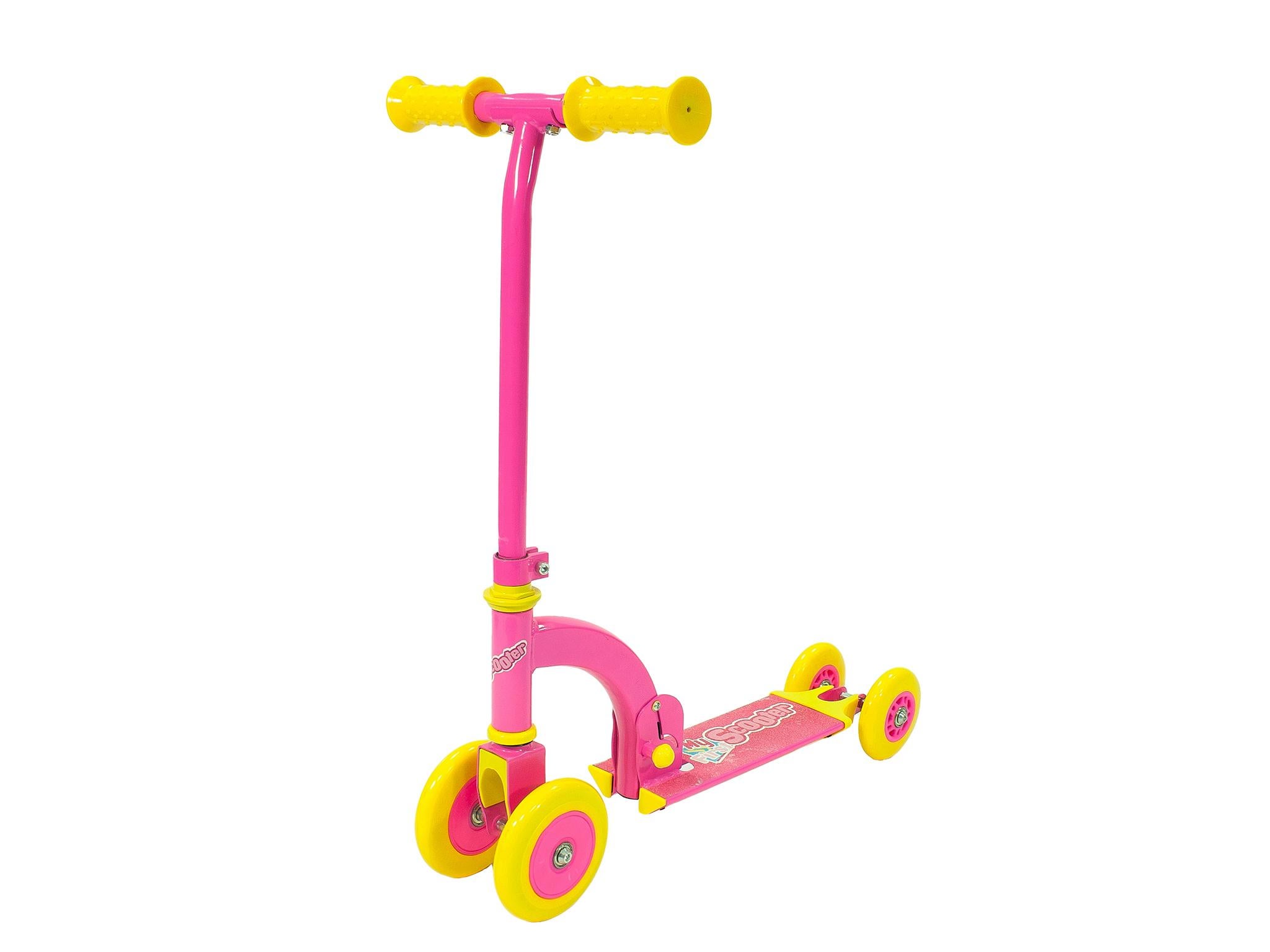 For little ones new to scooting, this colourful style is safe and easy to learn on (Amazon)