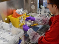 More than third of Wednesday’s coronavirus tests were postal kits