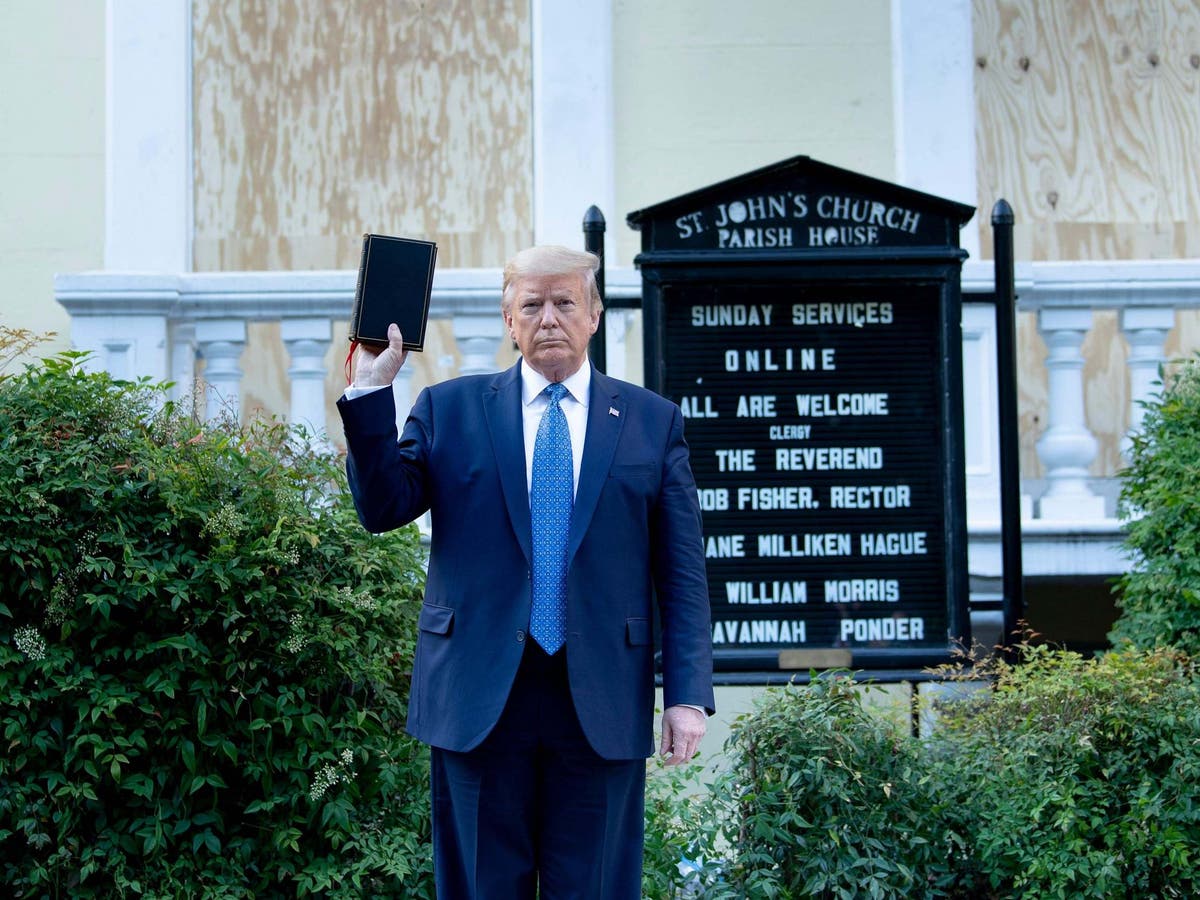 Bishop ‘outraged After Trump Had Protesters Tear Gassed Before Posing With Bible At Her Church 8681