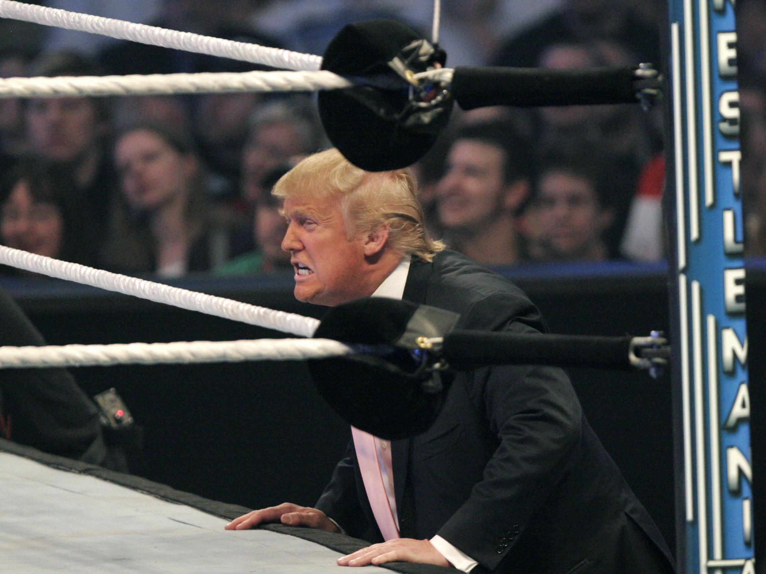 Donald Trump appeared at WWE WrestleMania 23 in 2007