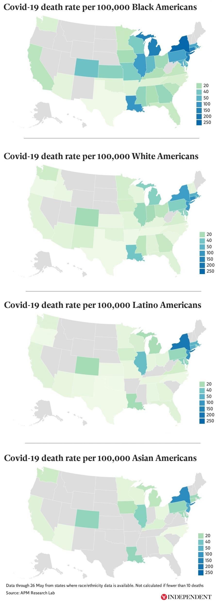 Coronavirus tracked How Covid 19 deaths in the US compare by race