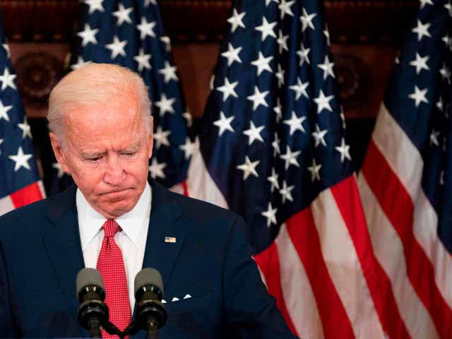 Joe Biden has the support of a majority of Americans in some polls. AFP