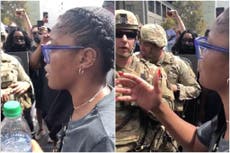 Keke Palmer asks soldiers to ‘march with us’ at George Floyd protest