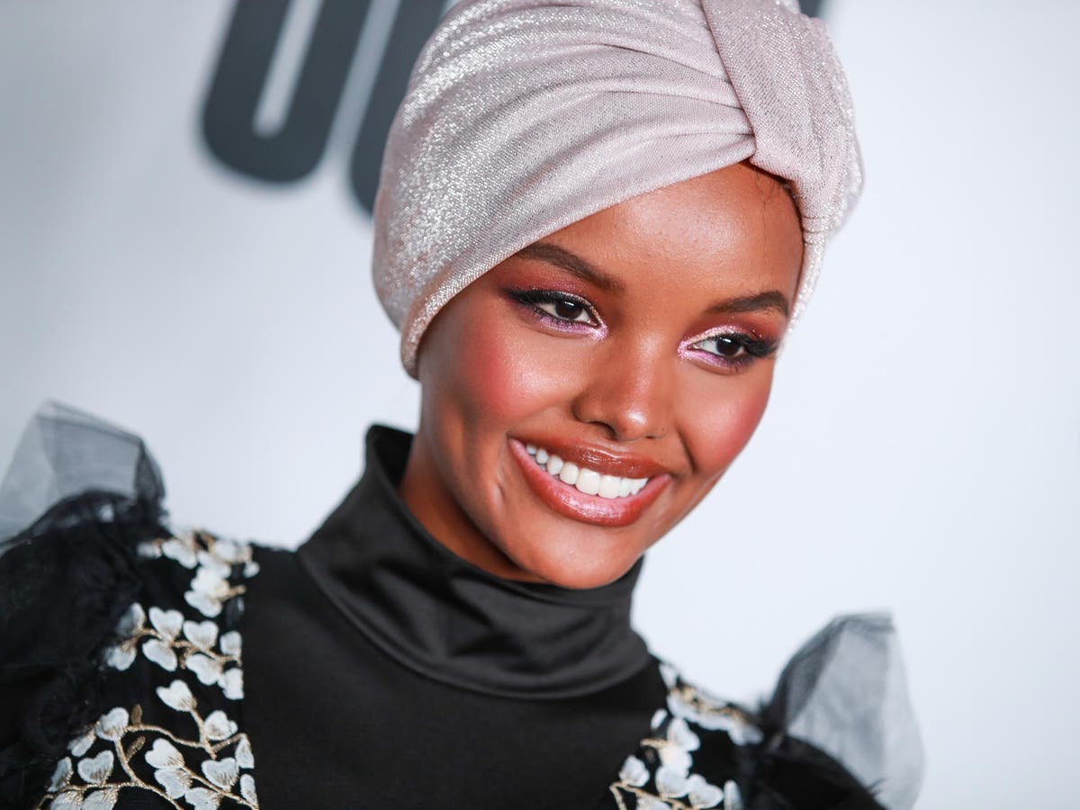 Halima Aden designs face masks for frontline workers who wear hijabs