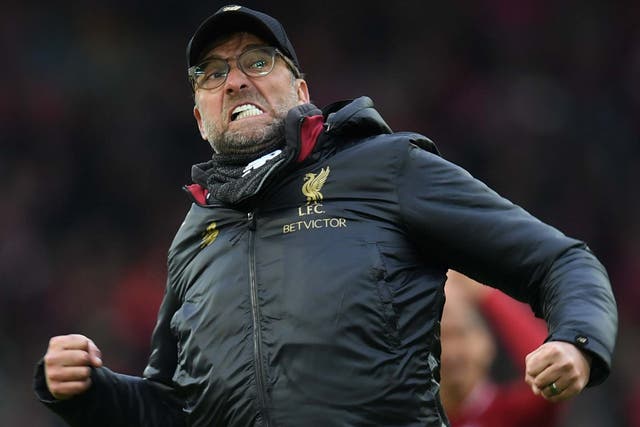 Jurgen Klopp insists Liverpool will celebrate their imminent Premier League title win when they can do so