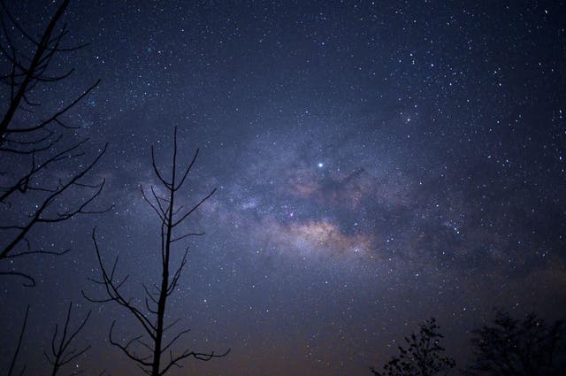 This long-exposure photograph shows the Milky Way in the sky above Taungdwingyi, nearly 100km from Naypyidaw, on early March 10, 2019