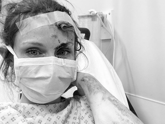 Sophie Ellis-Bextor in hospital