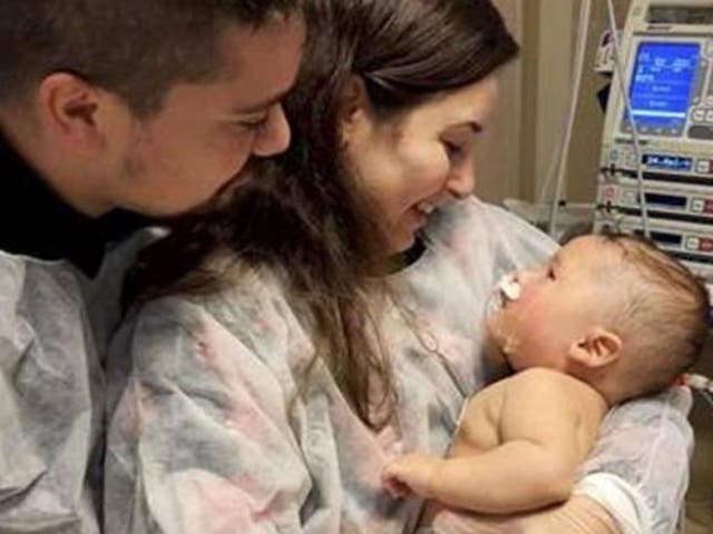 Baby Dom will now spend his 6-month birthday celebrations at home with his parents