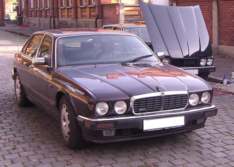 A 1993 Jaguar XJR6 that has been linked to the suspect